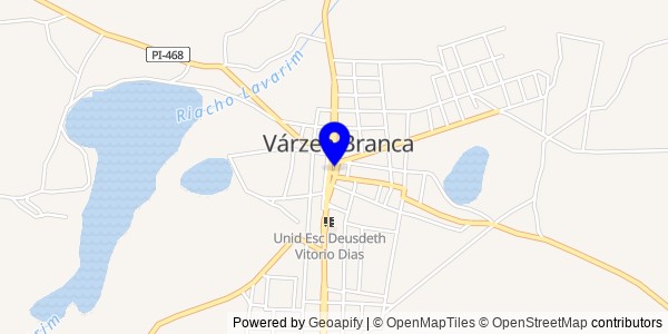 Mapa de Várzea Branca - Fisioterapeutas