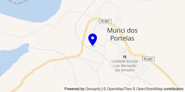 Mapa de Murici dos Portelas - Nutricionistas