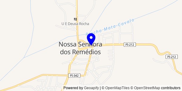 Mapa de Nossa Senhora dos Remédios - Nutricionistas