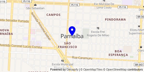 Mapa de Parnaíba - Nutricionistas