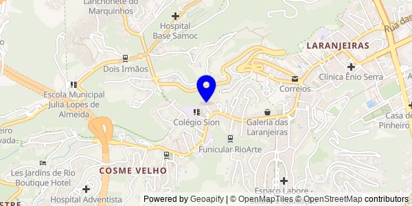 Mapa de Costa Verde - Fisioterapeutas