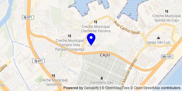 Mapa de Barra do Piraí - Nutricionistas