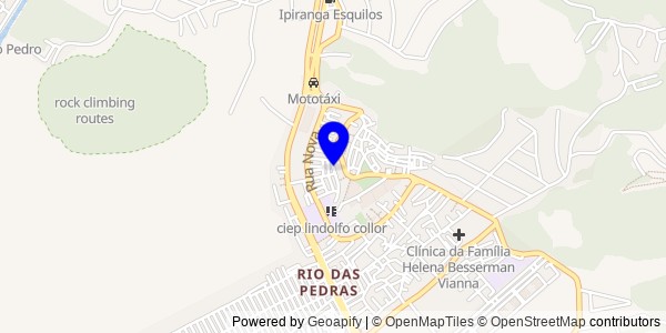 Mapa de Rio das Flores - Fisioterapeutas