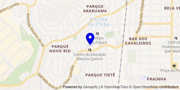 Mapa de Araruama - Fisioterapeutas