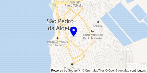 Mapa de São Pedro da Aldeia - Fisioterapeutas