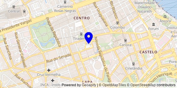 Mapa de Silva Jardim - Fisioterapeutas