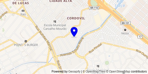 Mapa de Bom Jardim - Fisioterapeutas