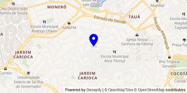 Mapa de Itaguaí - Nutricionistas