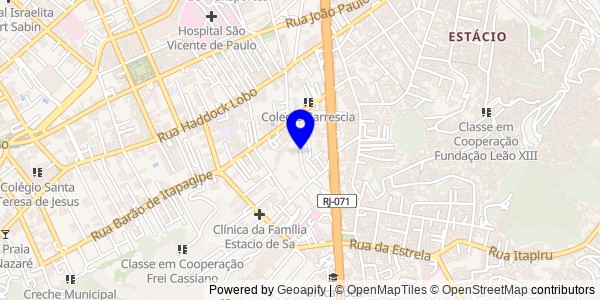 Mapa de Japeri - Nutricionistas