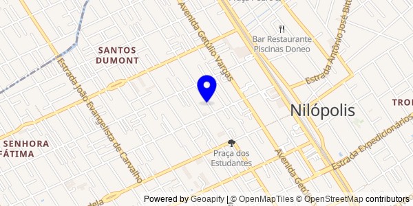 Mapa de Nilópolis - Fisioterapeutas