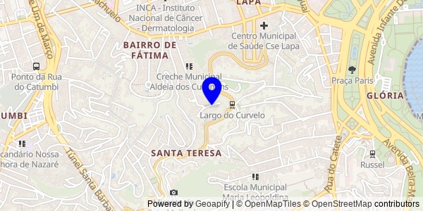 Mapa de Teresópolis - Fisioterapeutas