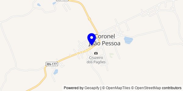 Mapa de Doutor Severiano - Fisioterapeutas