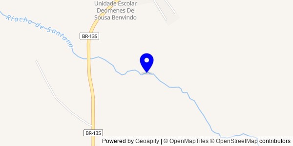 Mapa de Riacho de Santana - Fisioterapeutas