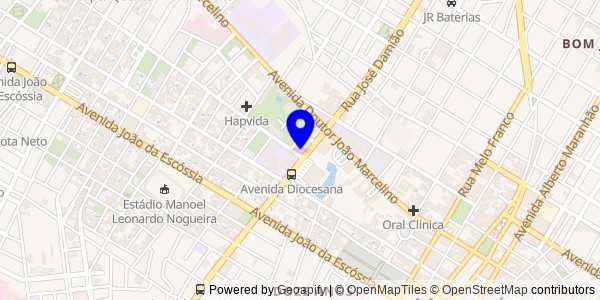 Mapa de Rodolfo Fernandes - Fisioterapeutas