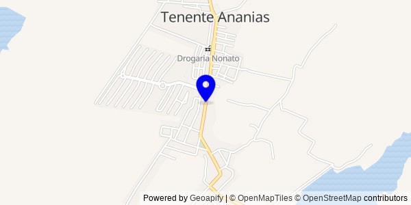 Mapa de Tenente Ananias - Nutricionistas