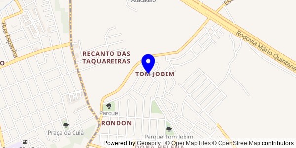 Mapa de Manoel Viana - Fisioterapeutas