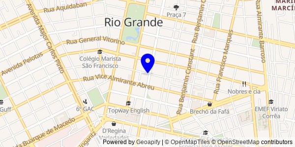 Mapa de Barão de Cotegipe - Nutricionistas