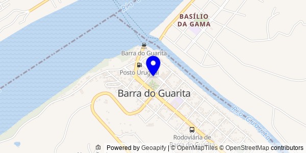 Mapa de Barra do Guarita - Fisioterapeutas