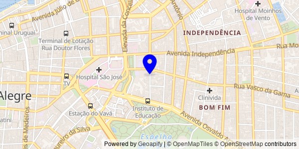 Mapa de Barros Cassal - Fisioterapeutas