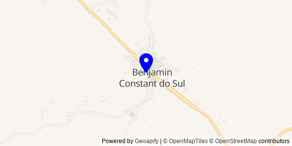 Mapa de Benjamin Constant do Sul - Fisioterapeutas