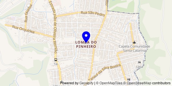 Mapa de Campinas do Sul - Fisioterapeutas