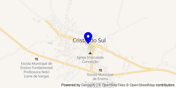 Mapa de Cristal do Sul - Nutricionistas
