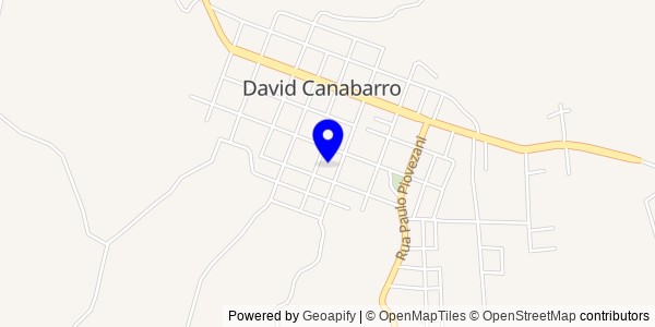 Mapa de David Canabarro - Nutricionistas