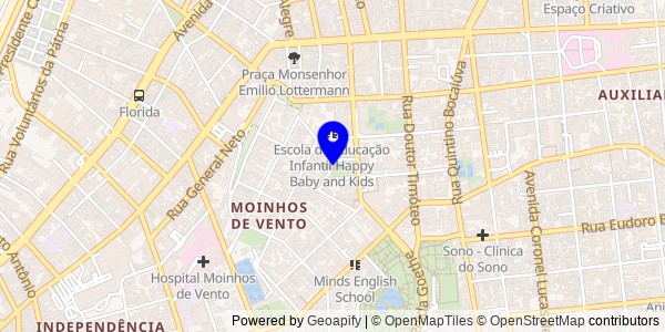 Mapa de Doutor Maurício Cardoso - Fisioterapeutas