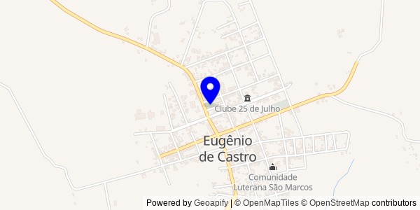 Mapa de Eugênio de Castro - Nutricionistas