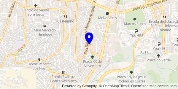 Mapa de Fortaleza dos Valos - Nutricionistas