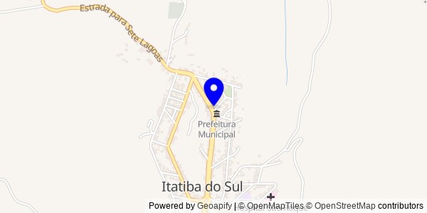 Mapa de Itatiba do Sul - Fisioterapeutas