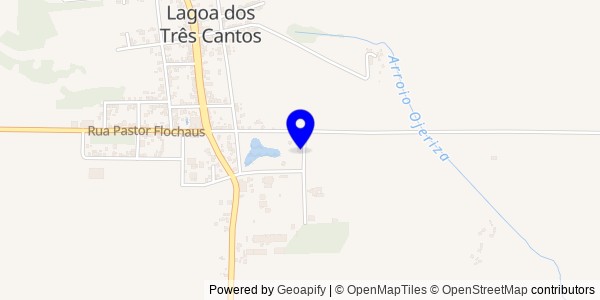 Mapa de Lagoa dos Três Cantos - Fisioterapeutas