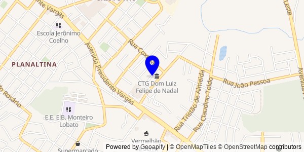 Mapa de Mato Castelhano - Nutricionistas