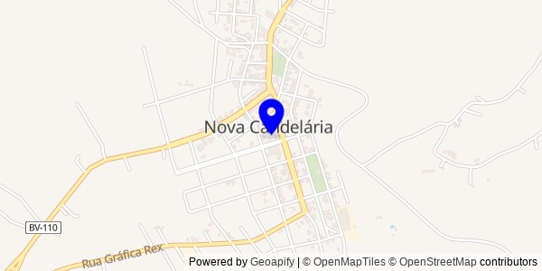 Mapa de Nova Candelária - Nutricionistas