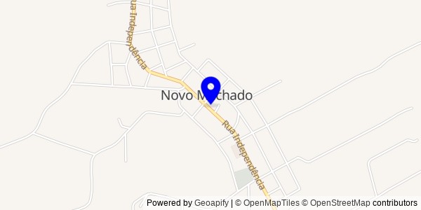 Mapa de Novo Machado - Fisioterapeutas