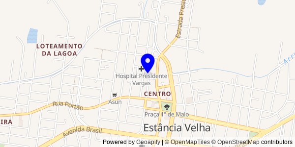 Mapa de Sagrada Família - Nutricionistas