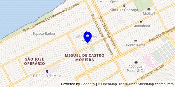 Mapa de Saldanha Marinho - Nutricionistas