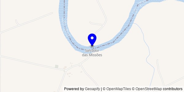 Mapa de Salvador das Missões - Fisioterapeutas