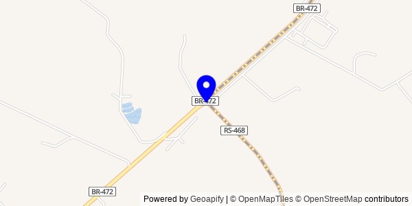 Mapa de São José do Inhacorá - Fisioterapeutas