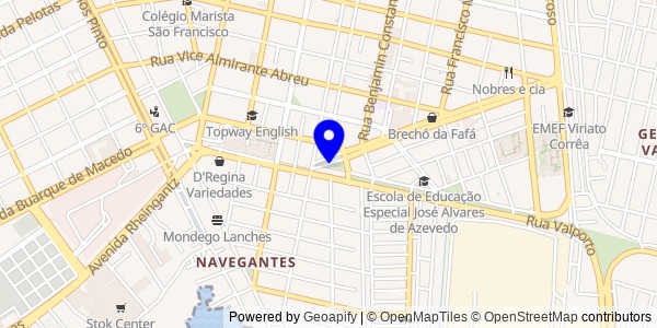 Mapa de Senador Salgado Filho - Fisioterapeutas