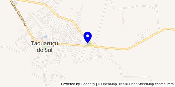 Mapa de Taquaruçu do Sul - Fisioterapeutas
