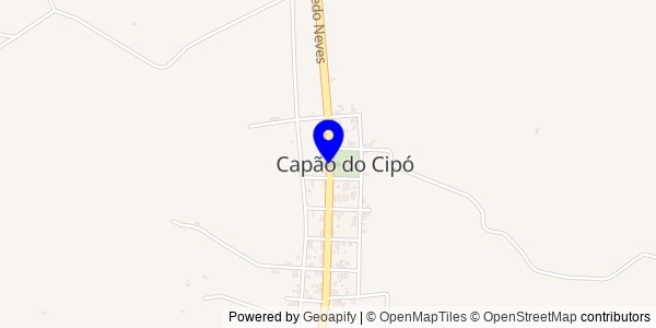 Mapa de Capão do Cipó - Nutricionistas