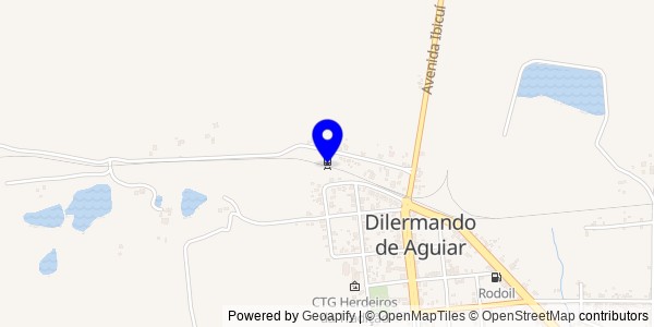 Mapa de Dilermando de Aguiar - Fisioterapeutas