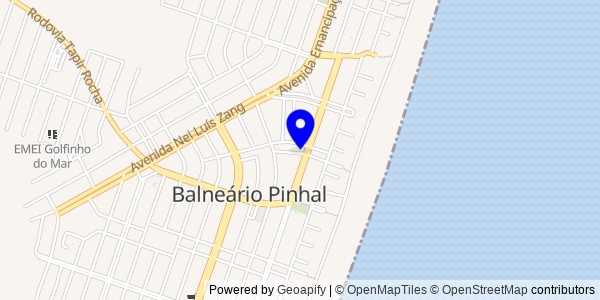 Mapa de Balneário Pinhal - Fisioterapeutas