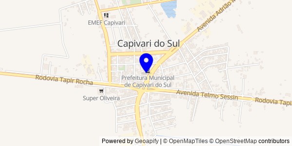 Mapa de Capivari do Sul - Nutricionistas