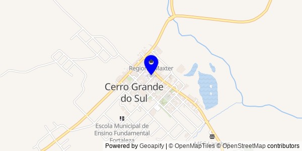 Mapa de Cerro Grande do Sul - Fisioterapeutas