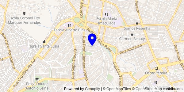 Mapa de Lindolfo Collor - Fisioterapeutas