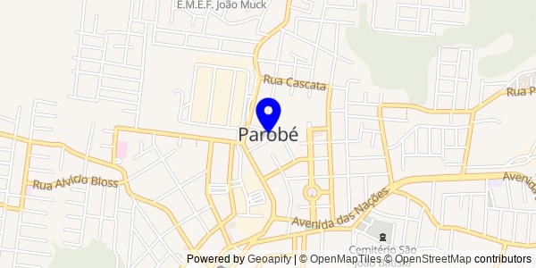 Mapa de Parobé - Fisioterapeutas