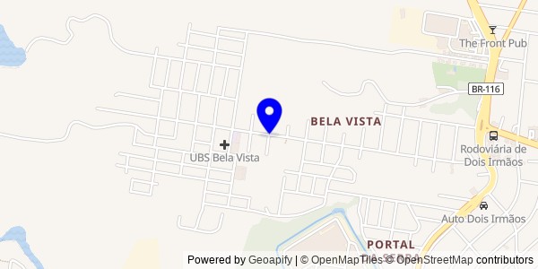 Mapa de Santa Maria do Herval - Fisioterapeutas