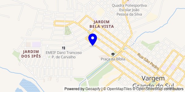 Mapa de Sentinela do Sul - Nutricionistas